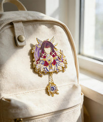 Genshin Impact Columbina Enamel Pins