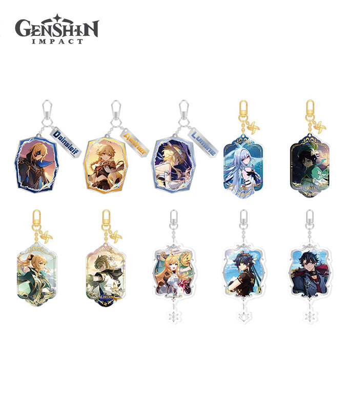 Genshin Impact Theme Character Acrylic Charms