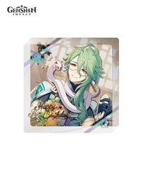 Baizhu Birthday Acrylic Coaster