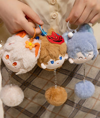 Kauzha, Ayato & Tartaglia Plush Keychains