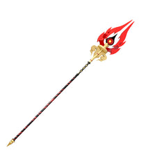 Genshin Impact Hu Tao Cosplay Props Staff of Homa Weapon Model