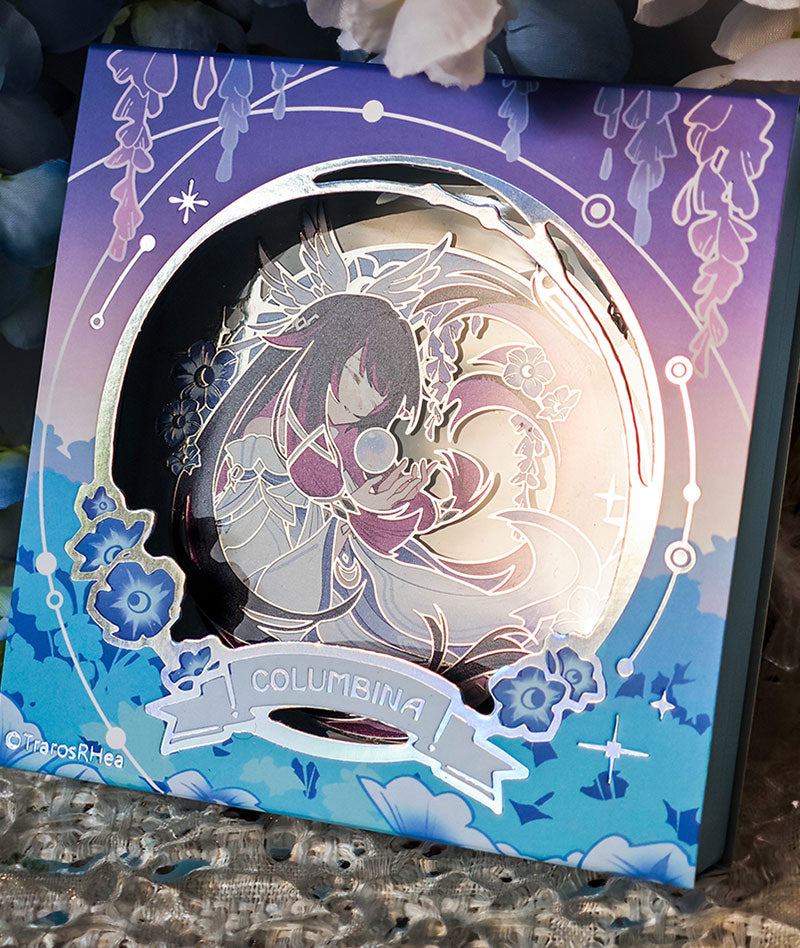 Columbina Metal Bookmark