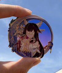 Beautiful Columbina Badge