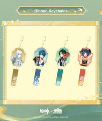 Genshin Impact × MikaMika Pop-Up Ribbon Keychains