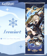 Genshin Fontaine Character Hanging Wall Scroll Poster Home Decor Lyney