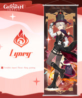 Genshin Fontaine Character Hanging Wall Scroll Poster Home Decor Lyney