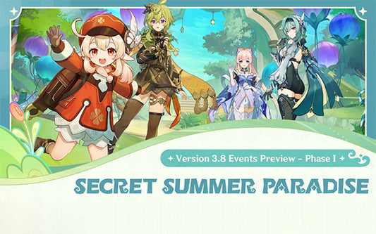 "Secret Summer Paradise" Version 3.8 Events
