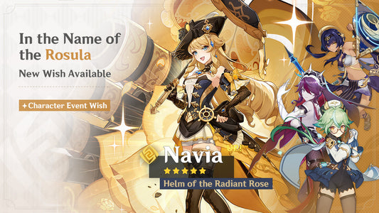 Genshin 4.3 Wish Banner - Navia & Kamisato Ayaka