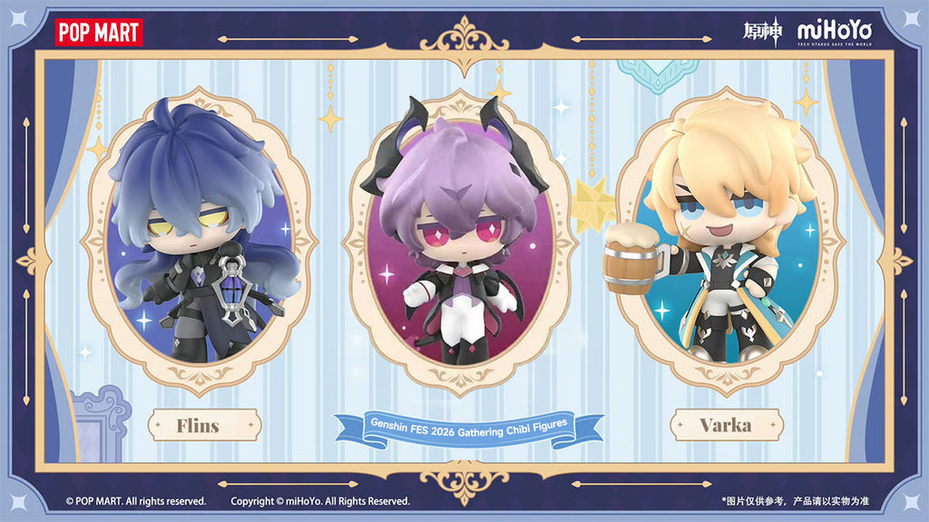 Genshin × POP MART FES 2026 Chibi Blind Box Figures Unveiled