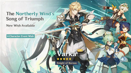 Genshin Luna V Wish Banner - Varka & Flins