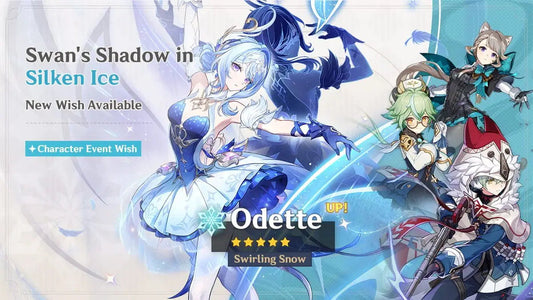 Genshin Version 7.0 Wish Banner - Odette & Arlecchino 