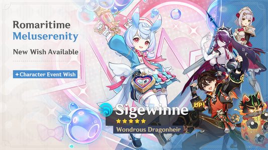 Genshin Version 4.7 Wish Banner - Sigewinne & Furina