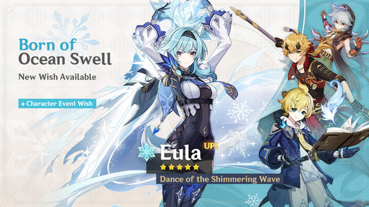 Genshin Version 3.8 Wish Banner - Eula & Klee