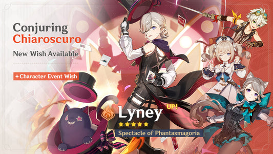 Genshin Version 4.0 Wish Banner - Lyney & Yelan