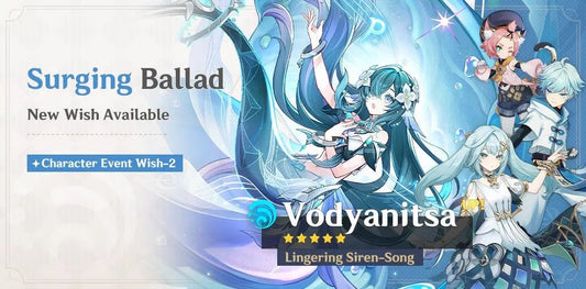 Genshin Version 7.1 Wish Banner - Vesna & Vodyanitsa