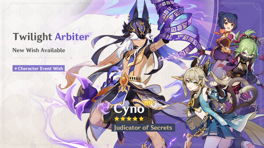 Genshin Version 4.2 Wish Banner - Cyno & Ayato