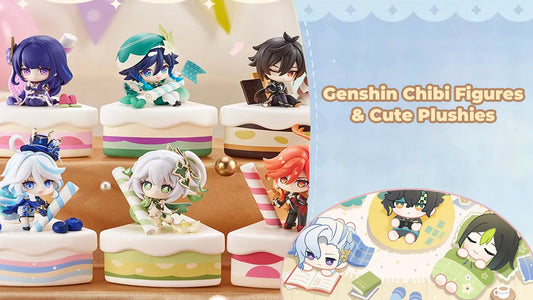 Genshin Chibi Cake Figures and Plushies 