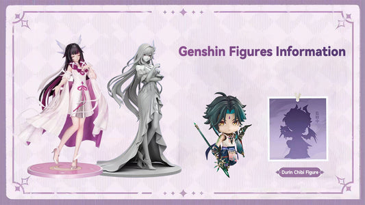 Genshin Figure: Columbina, Skirk, Xiao, Durin