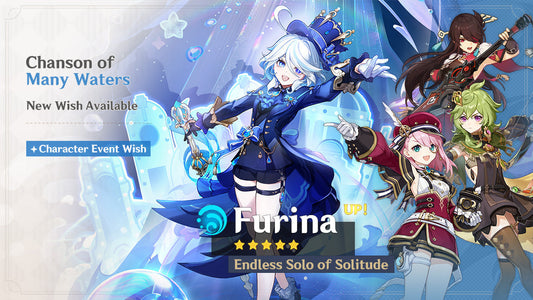 Genshin Version 4.2 Wish Banner - Furina & Baizhu