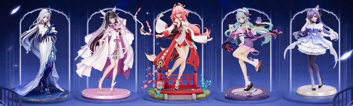  Genshin Character Scale Figures