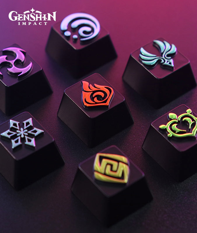 Genshin Impact Elements Keycaps