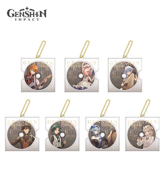 6 order Country concert collectible keychains