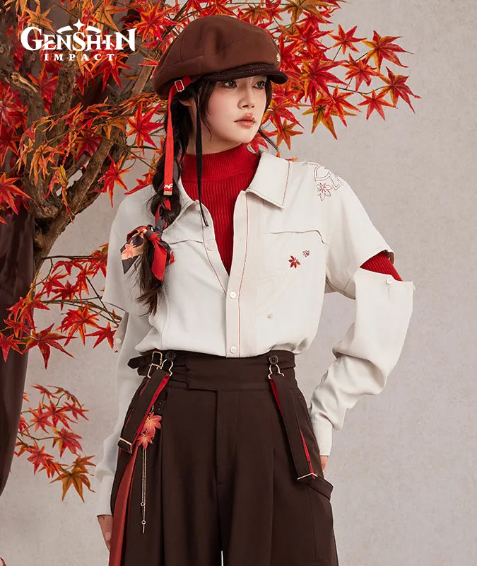 kazuha Official Kaedehara Kazuha Shirt Fashion Genshin Apparel – GenshinFans