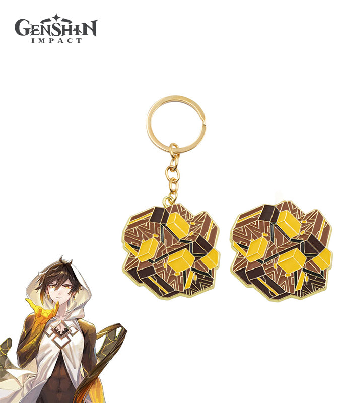 Genshin Impact Zhongli Keychain & Pin Badge – GenshinFans