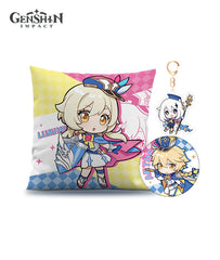 [Official Merchandise] 2023 Genshin Impact Bilibili World Event Souvenirs Badge, Pillow and Keychain