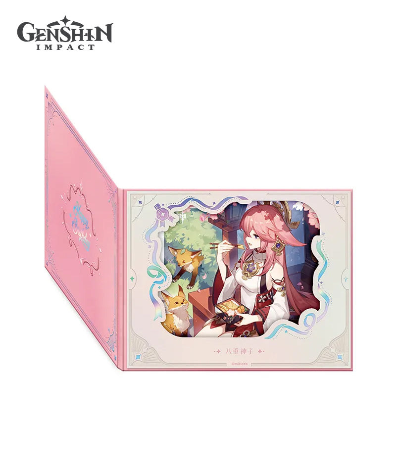 VISUAL SHIKISHI CARD feat.40原 ＢＯＸ 新品 Genshin Character Birthday Shikishi Board - Lisa – GenshinFans