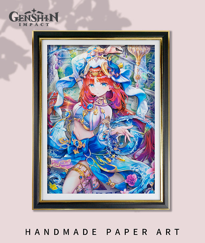 Genshin Impact Navia Nilou Painting 3D Wall Art Decoration – GenshinFans