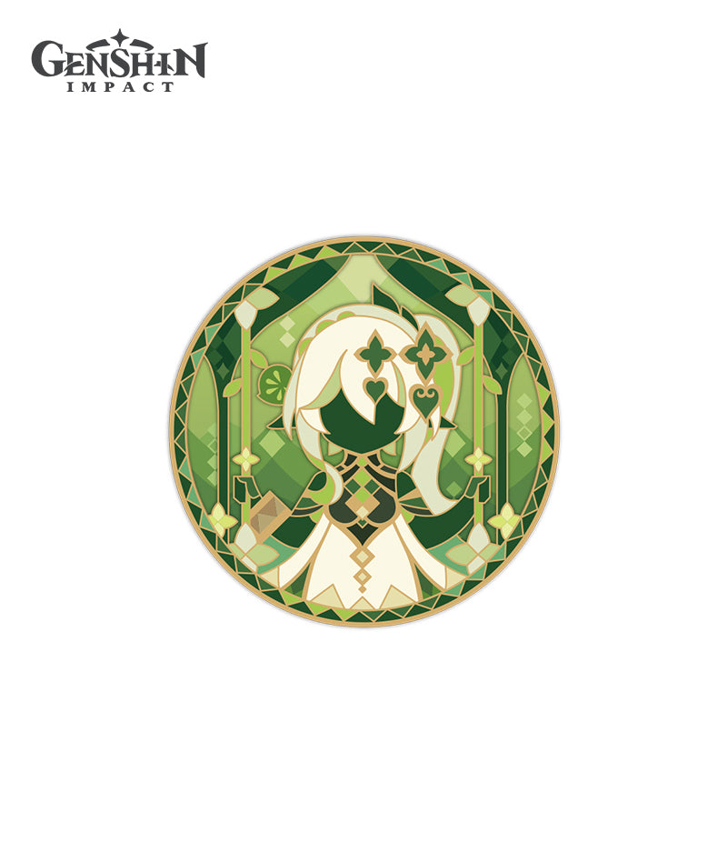 Official Genshin Metal Badge: Furina, Nahida, Hutao – GenshinFans