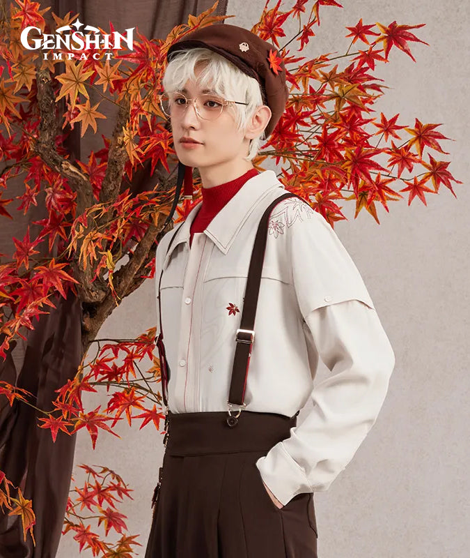 Official Kaedehara Kazuha Shirt Fashion Genshin Apparel – GenshinFans