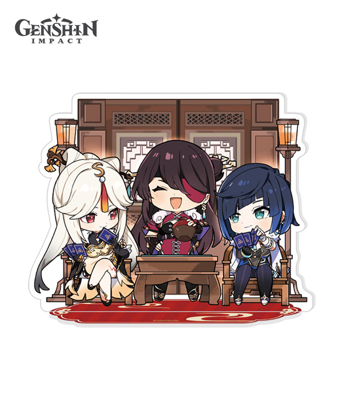 Genshin Lantern Rite Chibi Character Badge & Stand – GenshinFans