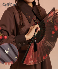 [Official Merchandise]  Hu Tao Impression Folding Fan