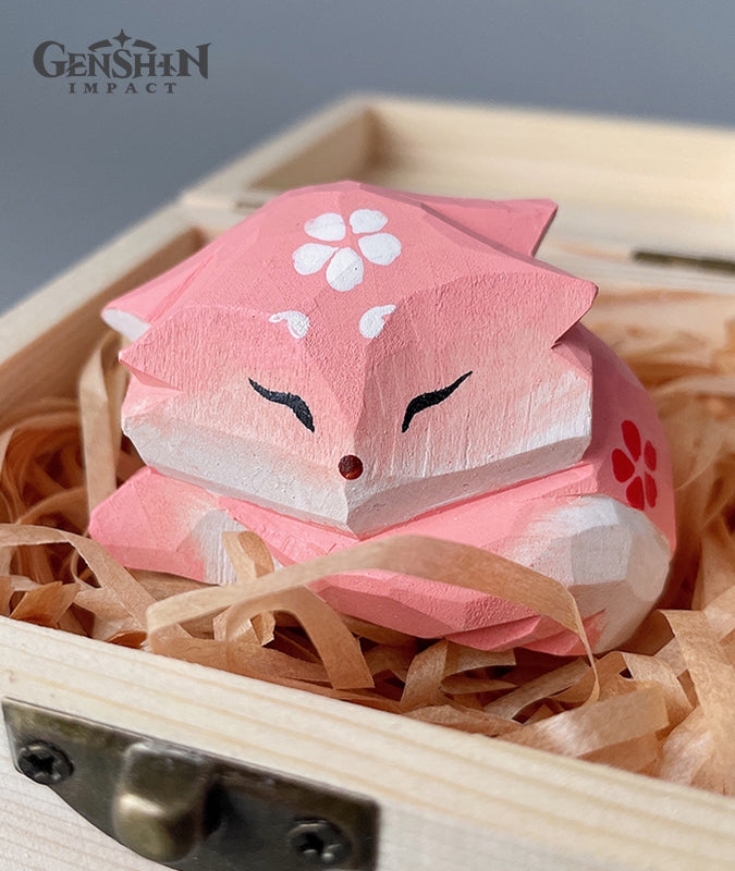 Genshin Impact Yae Miko Fox Wooden Carving Ornament – GenshinFans