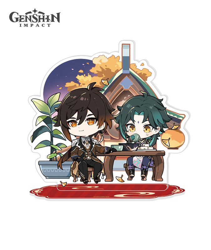 Genshin Lantern Rite Chibi Character Badge & Stand – GenshinFans