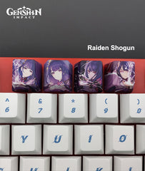 Genshin Impact Raiden Keycap