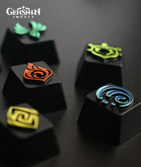 Genshin Impact Elements Keycaps