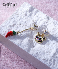 Genshin Impact Xiangling Guoba Ear Stud Earring Jewelry