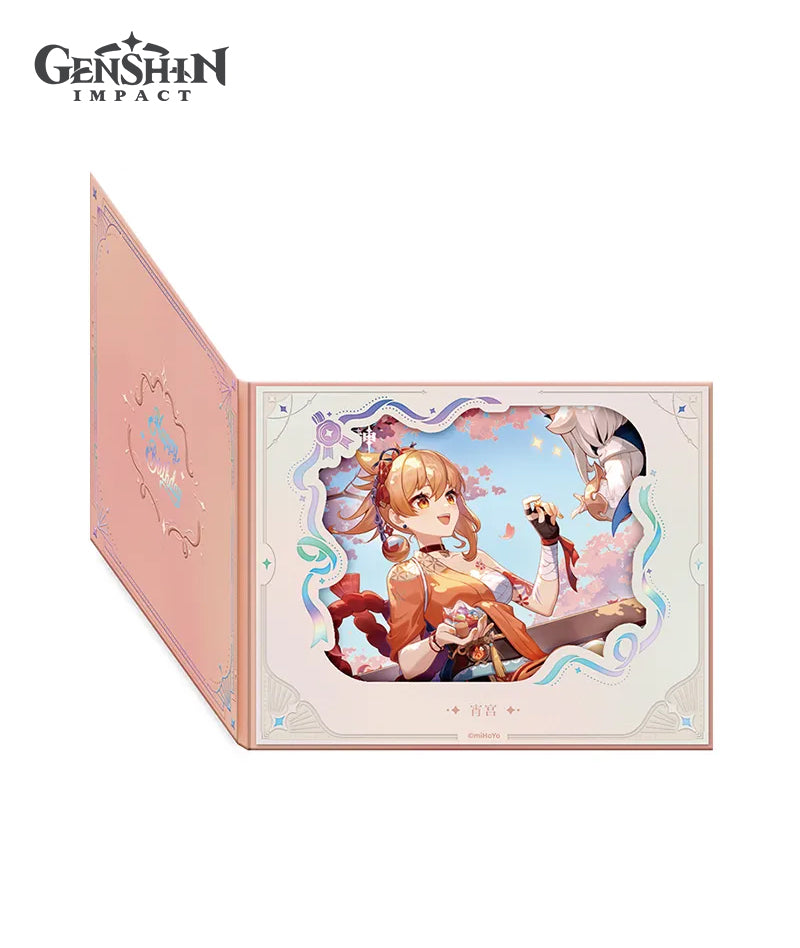 VISUAL SHIKISHI CARD feat.neco ＢＯＸ 新品 Genshin Character Birthday Shikishi Board - Lisa – GenshinFans