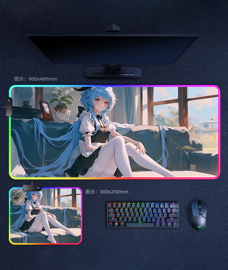 Genshin Ganyu Mouse Pad Gaming Desk Mat – GenshinFans