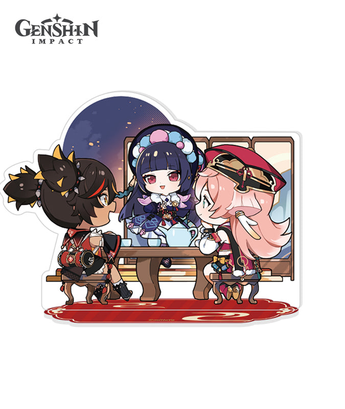Genshin Lantern Rite Chibi Character Badge & Stand – GenshinFans