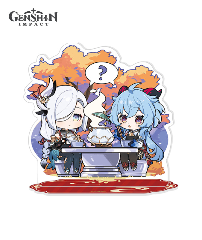 Genshin Lantern Rite Chibi Character Badge & Stand – GenshinFans