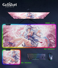 Genshin Impact RGB Mouse Pad-Single Character Edition