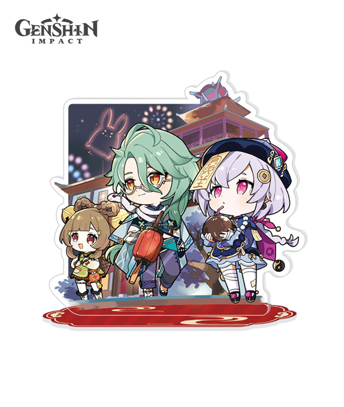 Genshin Lantern Rite Chibi Character Badge & Stand – GenshinFans
