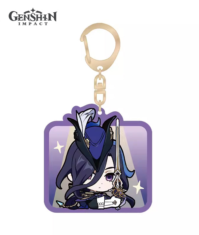 Official Fontaine Chibi Character Expression Keychains – GenshinFans