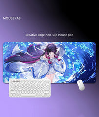 Genshin Impact Columbina Mouse Pad Gaming Desk Mat
