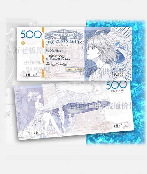 Fontaine Holographic Collection 新品5個 Genshin Furina Zhongli Columbina Fantasy Note & Stamp – GenshinFans