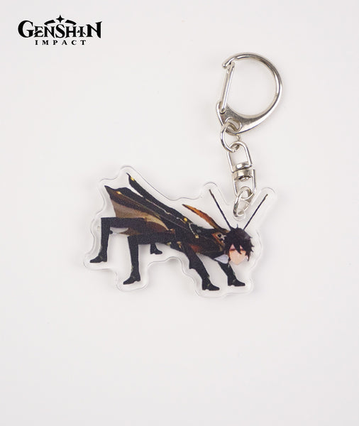 Genshin Impact Zhongli Cockroach Keychain & Spring Toy – GenshinFans
